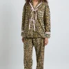 antonella pj set- leopard