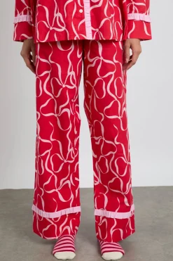 antonia pj set- red bows