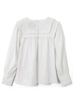 beatrice victoriana blouse- white