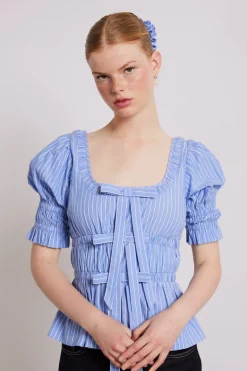 bianca blouse - blue