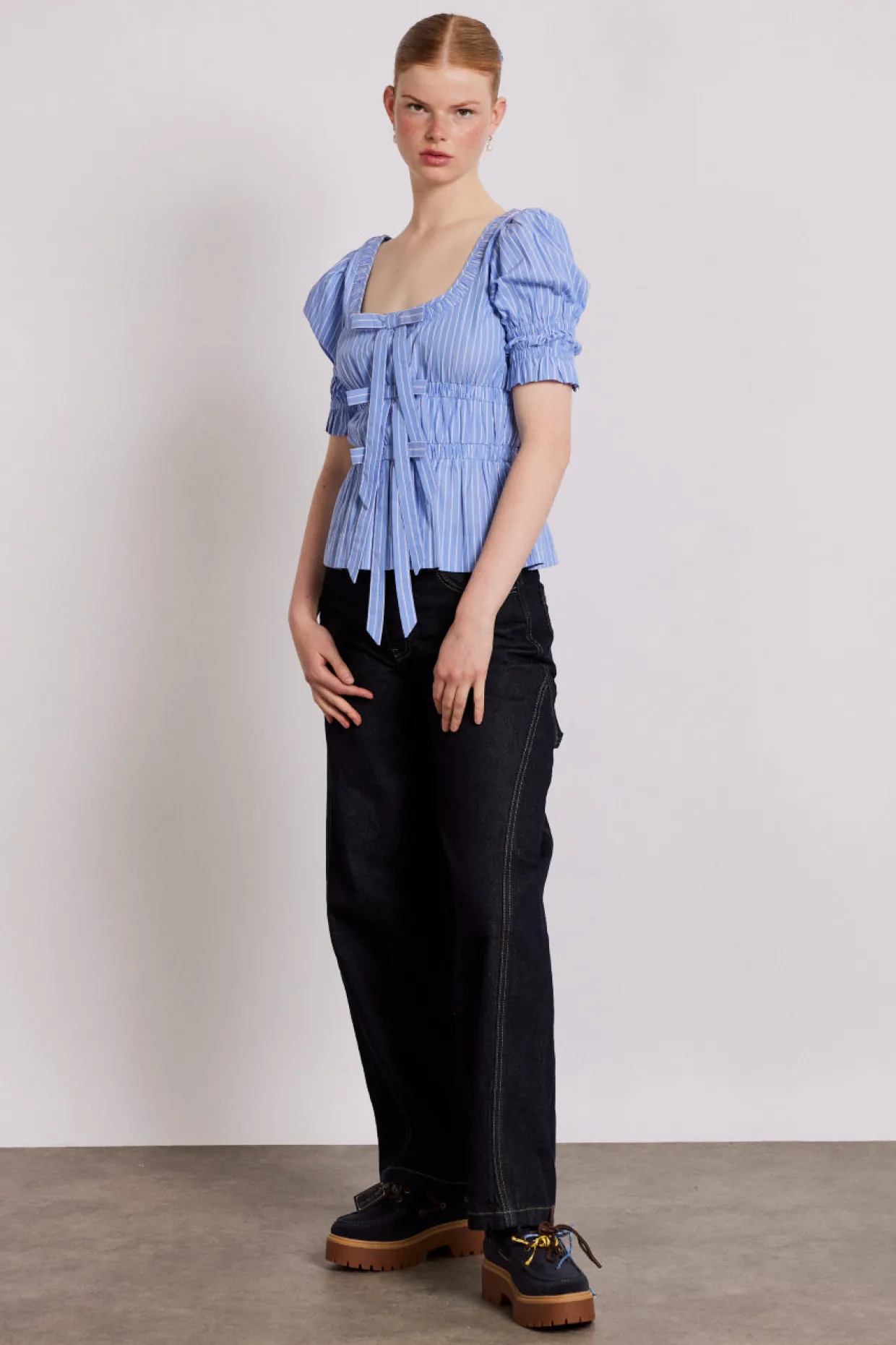bianca blouse - blue