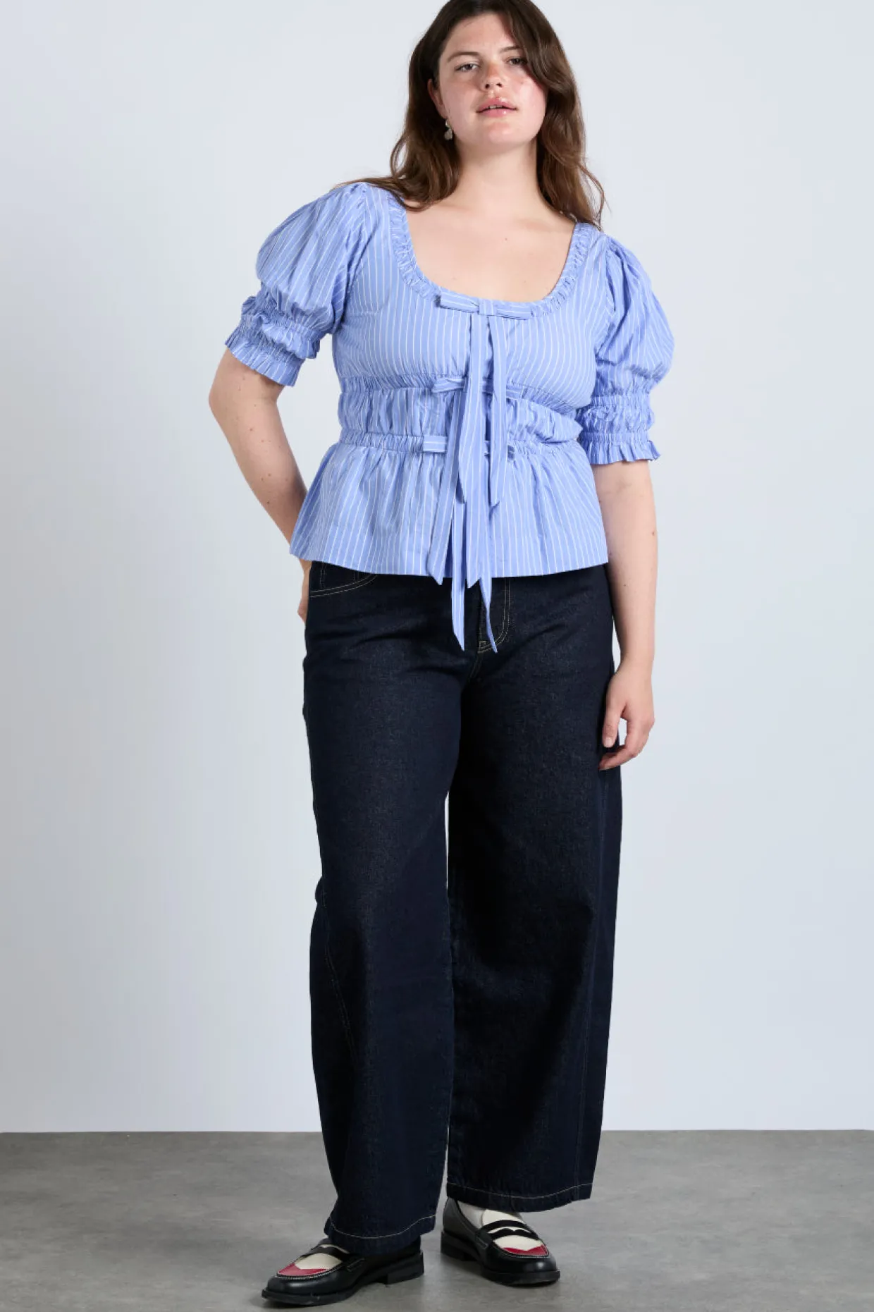 bianca blouse - blue