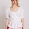 bianca blouse - white