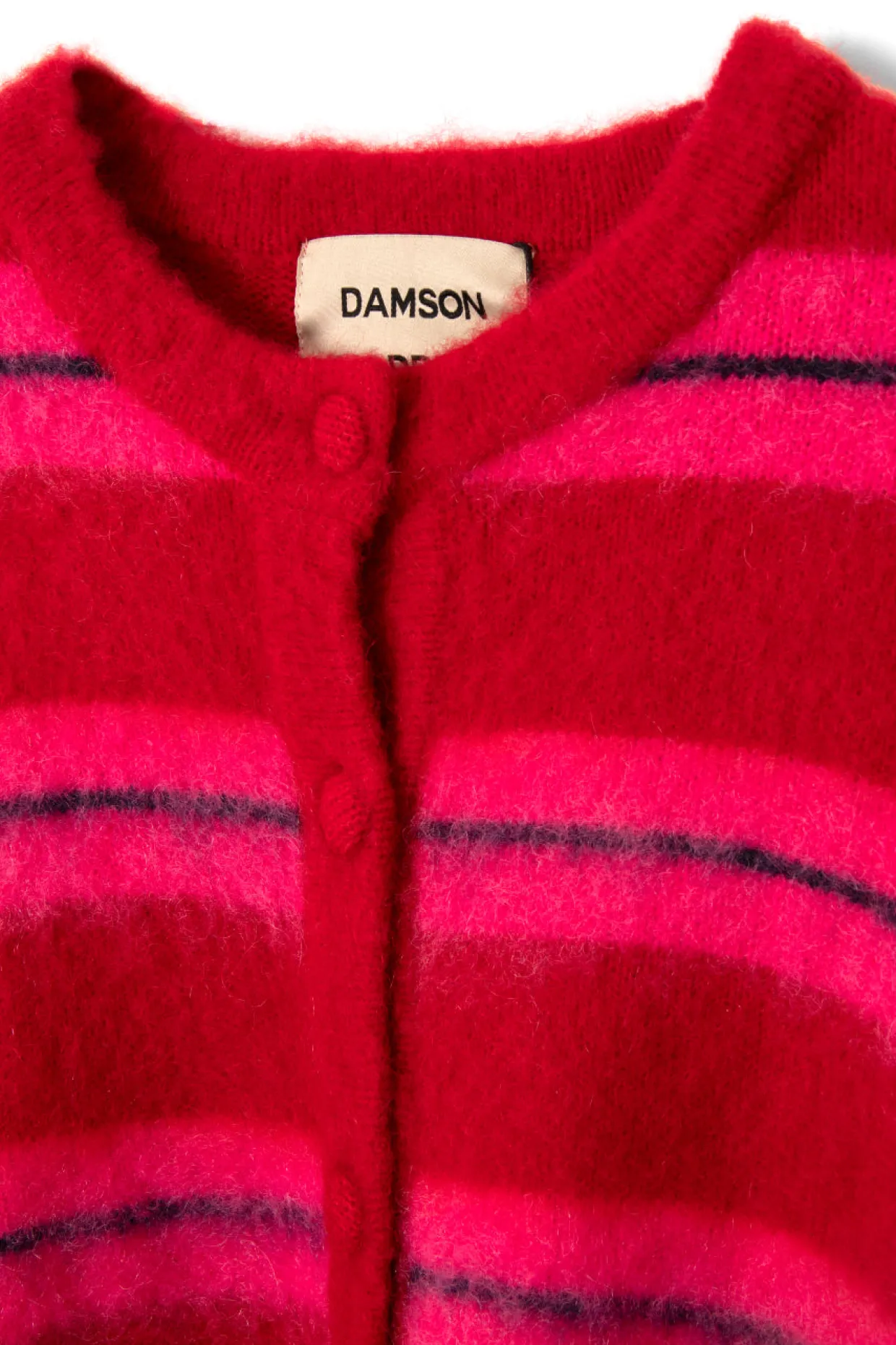 cece stripe cardigan - red u0026 pink stripe