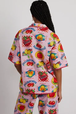 chlo shirt - fruit labels