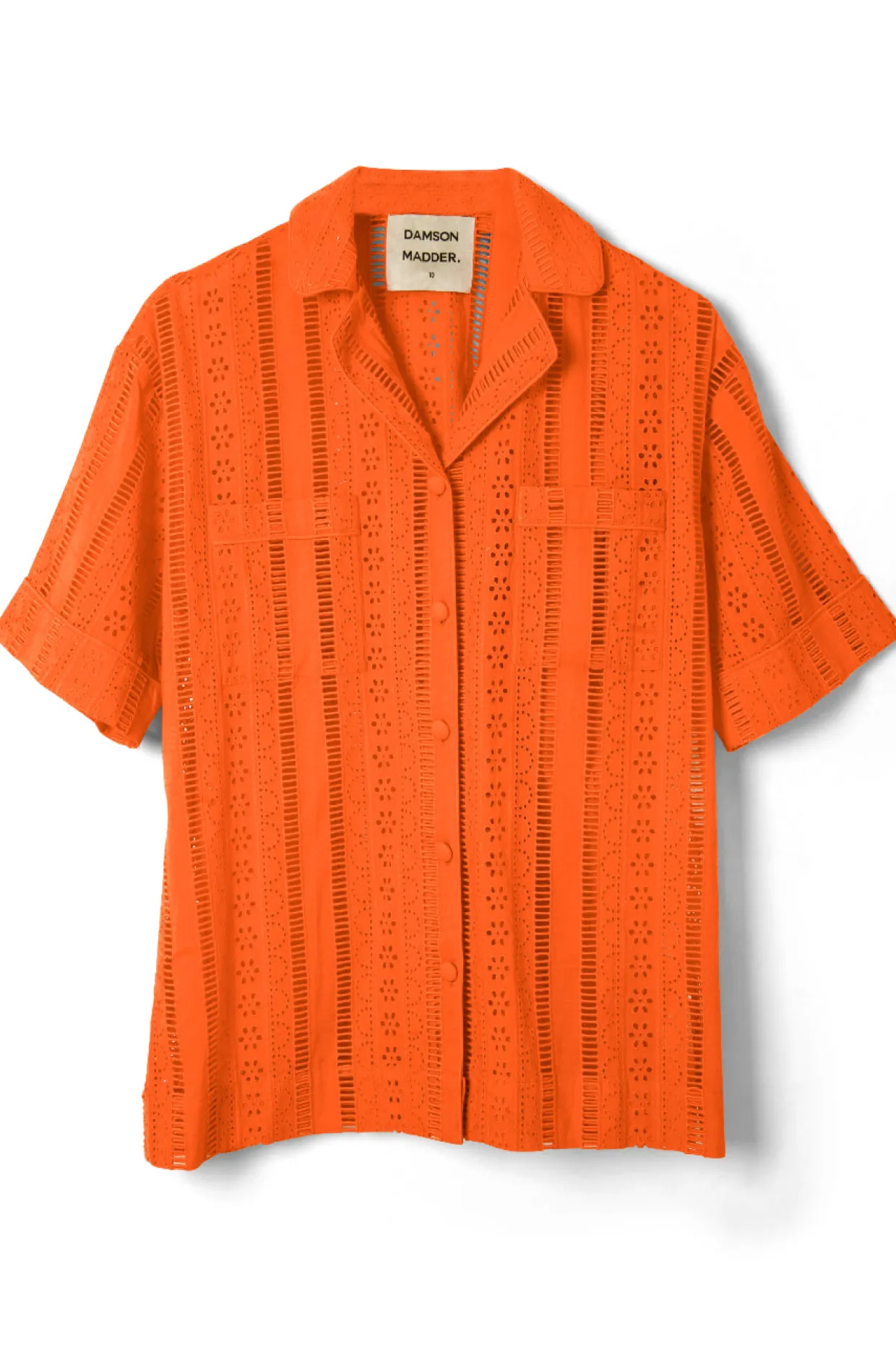 chlo shirt - orange broderie