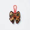 christmas tree decoration - leopard bow