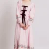 dakota dress - pink embroidery