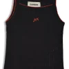 dm cami top - black pointelle
