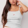 dm cami top - white pointelle
