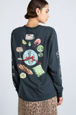 dm dinner party long sleeve tee