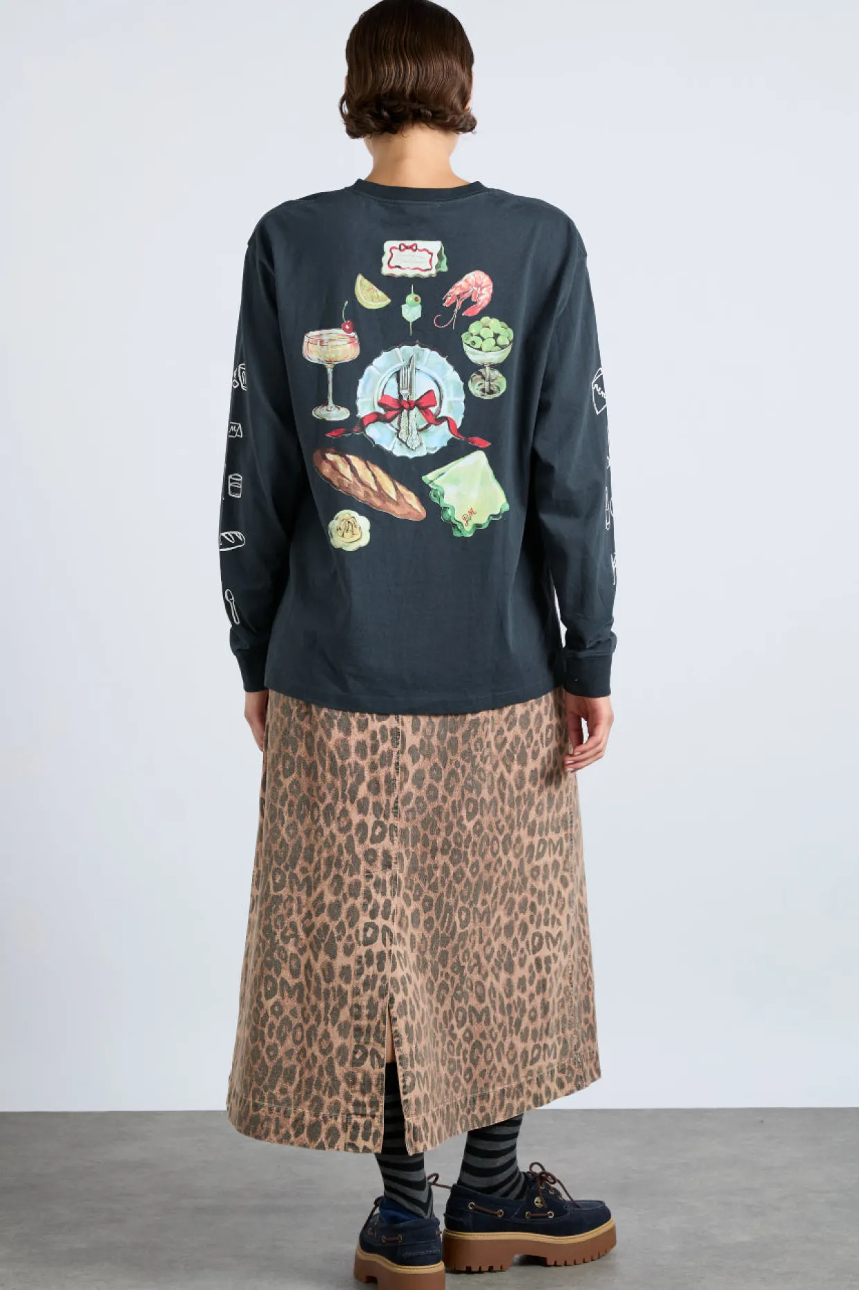 dm dinner party long sleeve tee