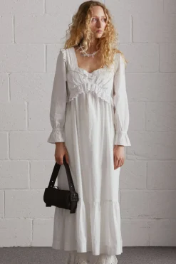 edith vintage midi - white
