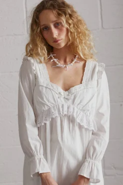 edith vintage midi - white