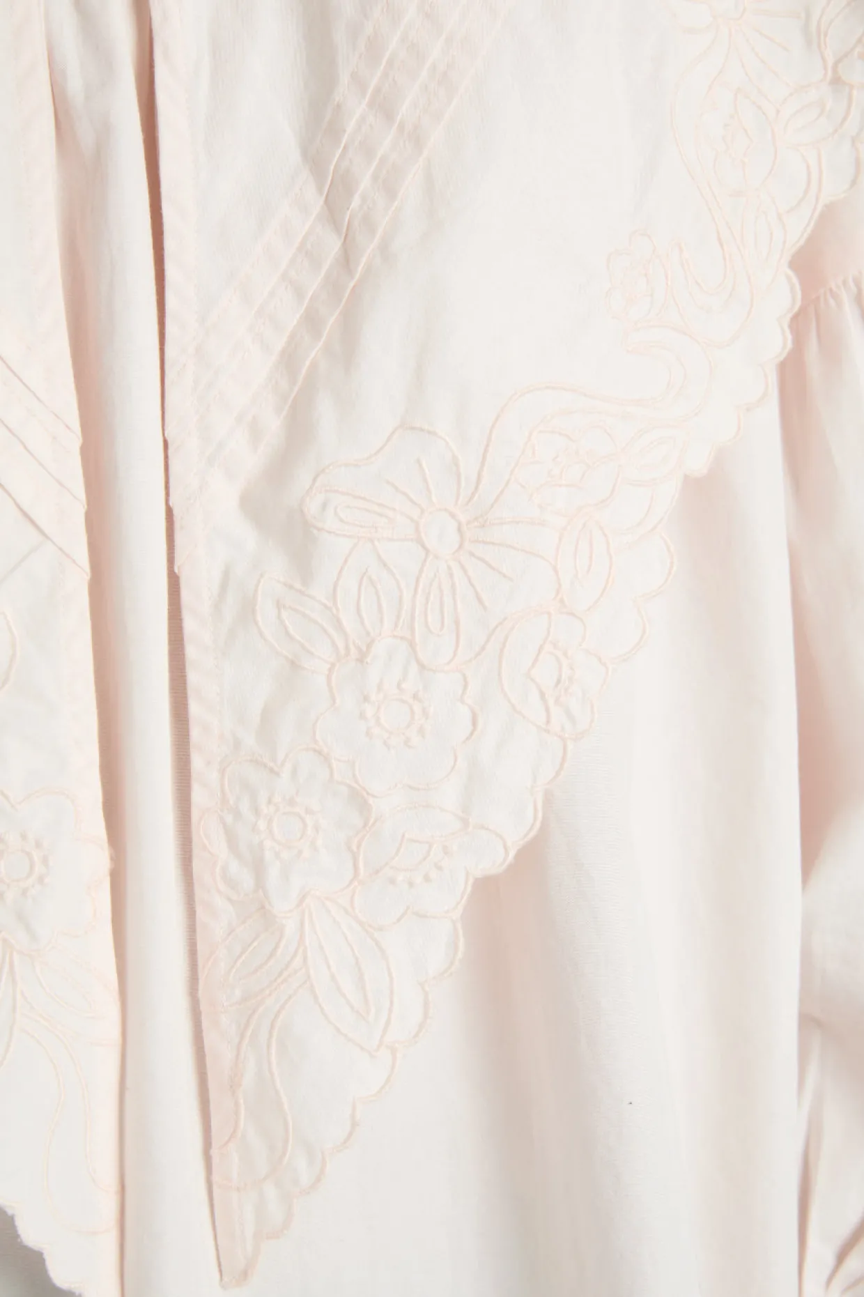embroidered candy blouse - pink
