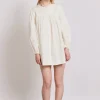 embroidered genevieve mini dress