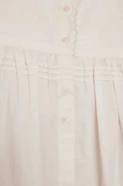 embroidered genevieve mini dress