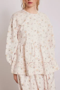 gretchen blouse - vintage ditsy