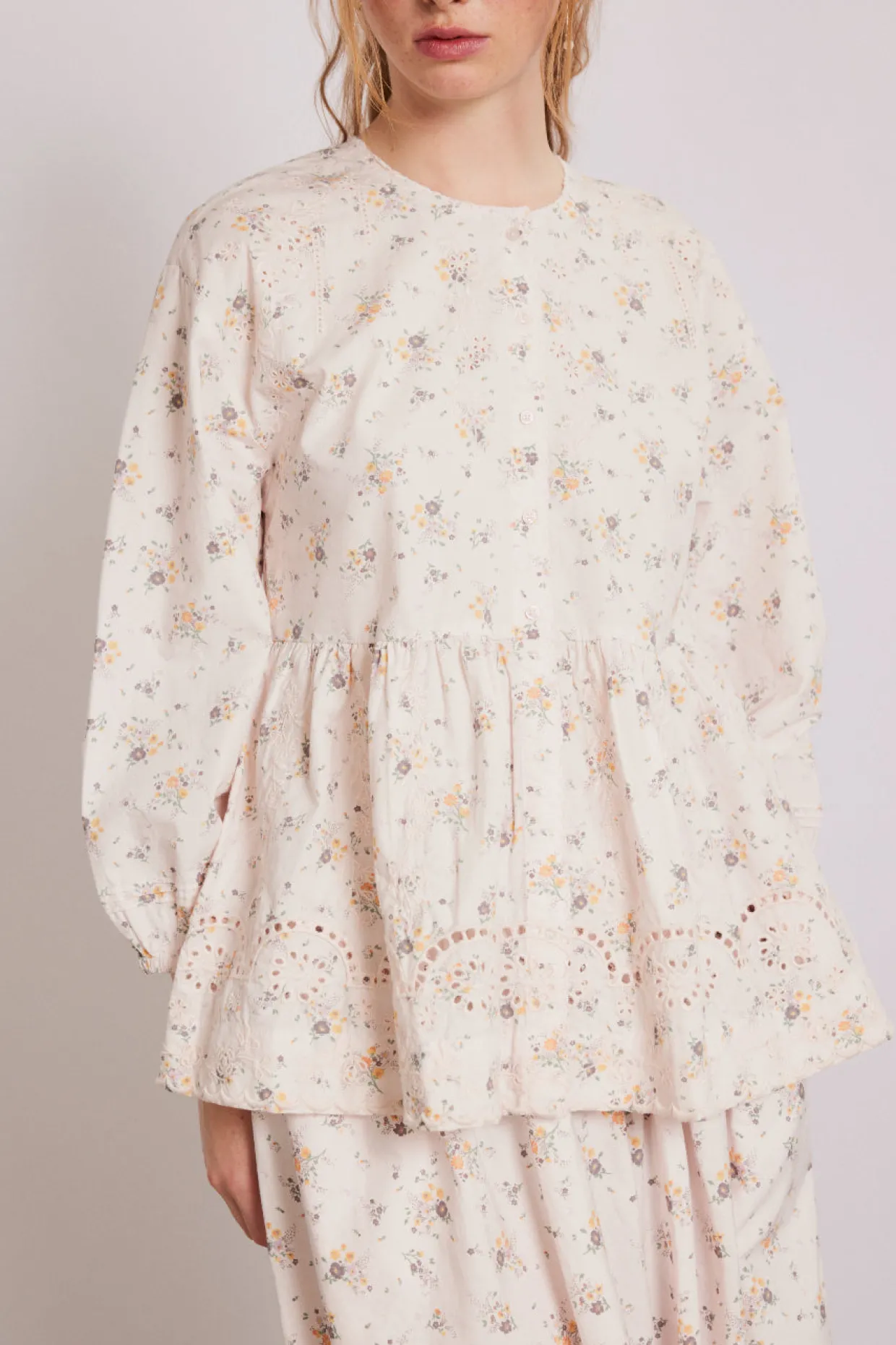 gretchen blouse - vintage ditsy