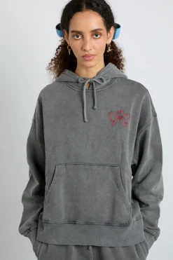 hayley hoodie - grey wash