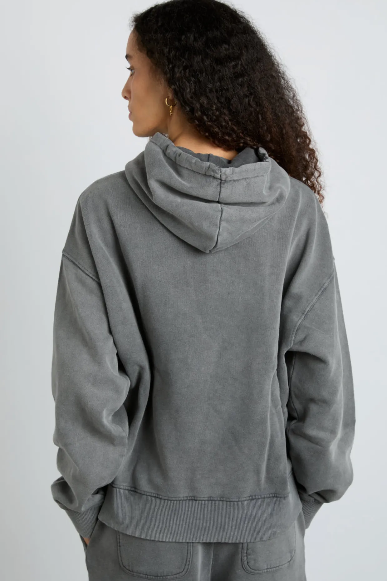 hayley hoodie - grey wash