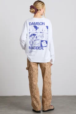 il bacio brunch long sleeve tee - white