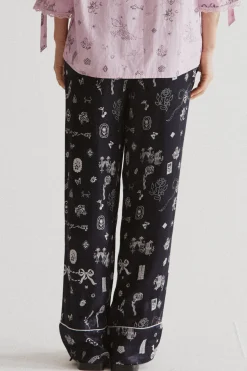 joni pants - symbol print