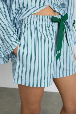 krissy pj boxer - blue stripe