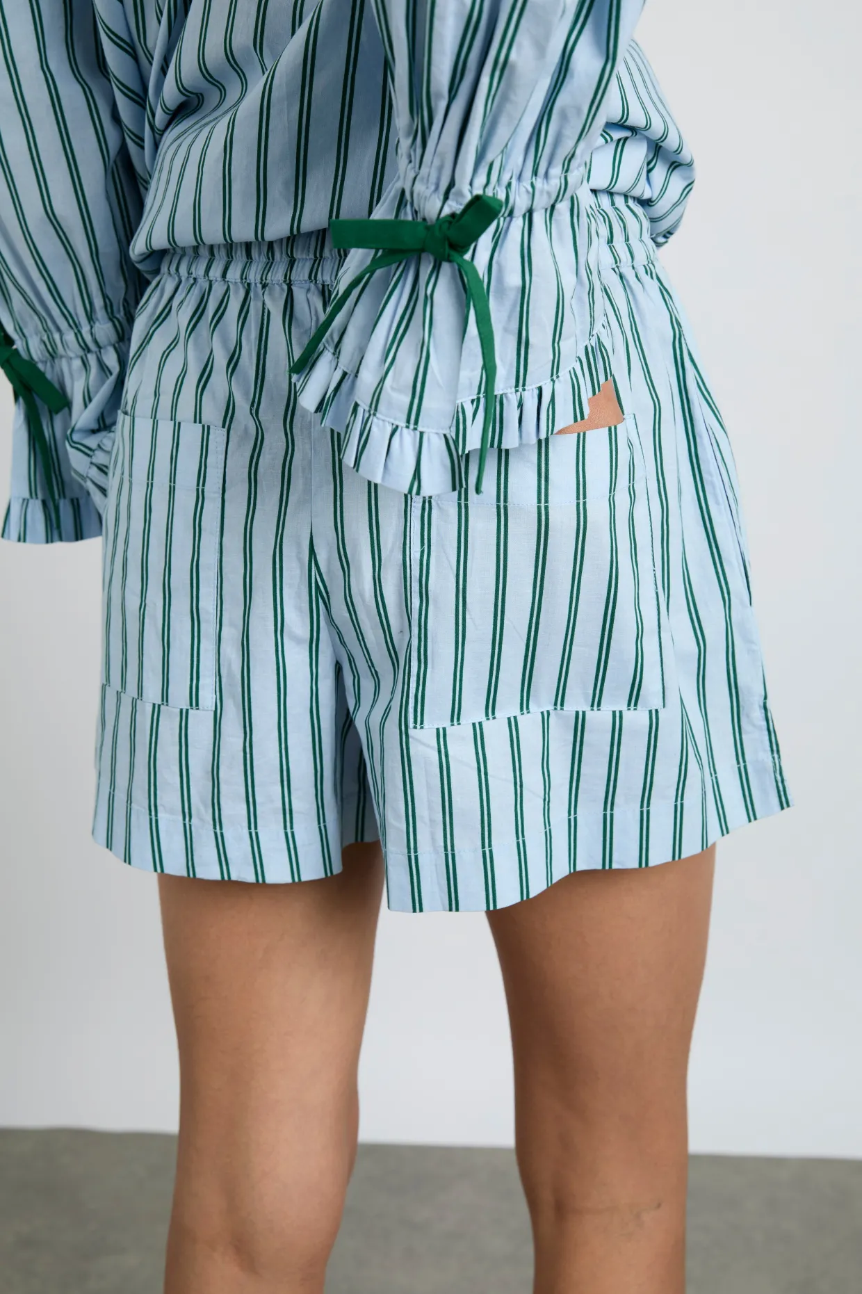 krissy pj boxer - blue stripe