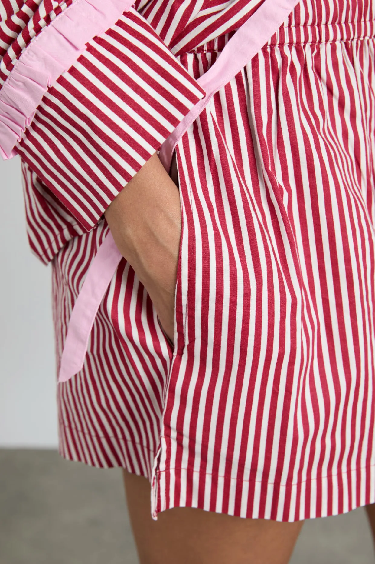 krissy pj boxer - red stripe