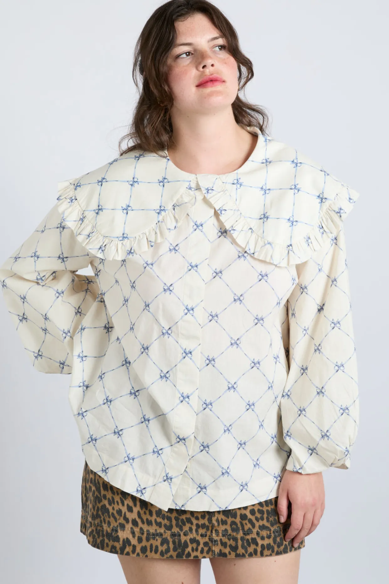 lola blouse - bow print