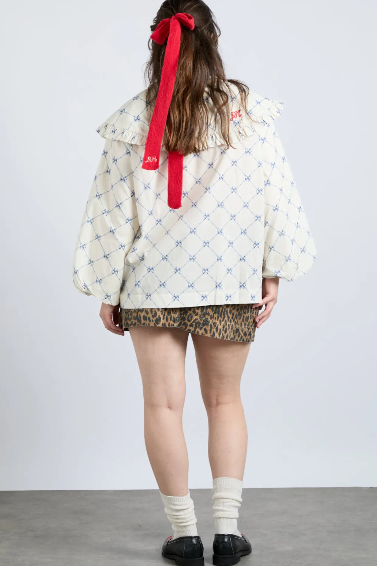 lola blouse - bow print