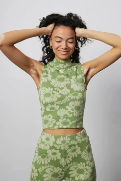 maeve jacquard strappy back tank