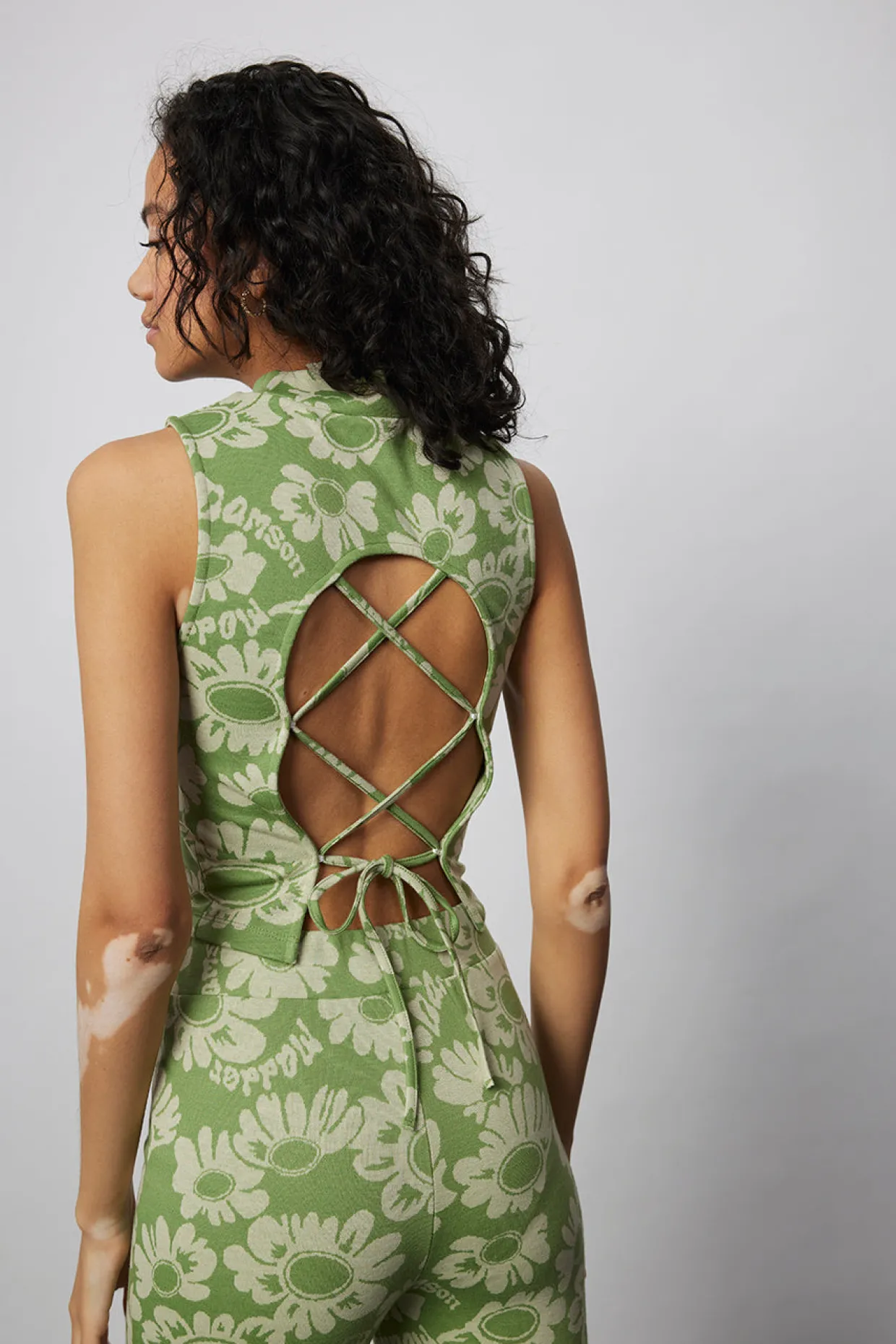 maeve jacquard strappy back tank