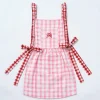 mandy apron - pink u0026 red gingham print