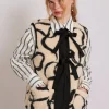 marta borg gilet - bows