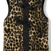 marta borg gilet - leopard