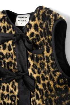 marta borg gilet - leopard