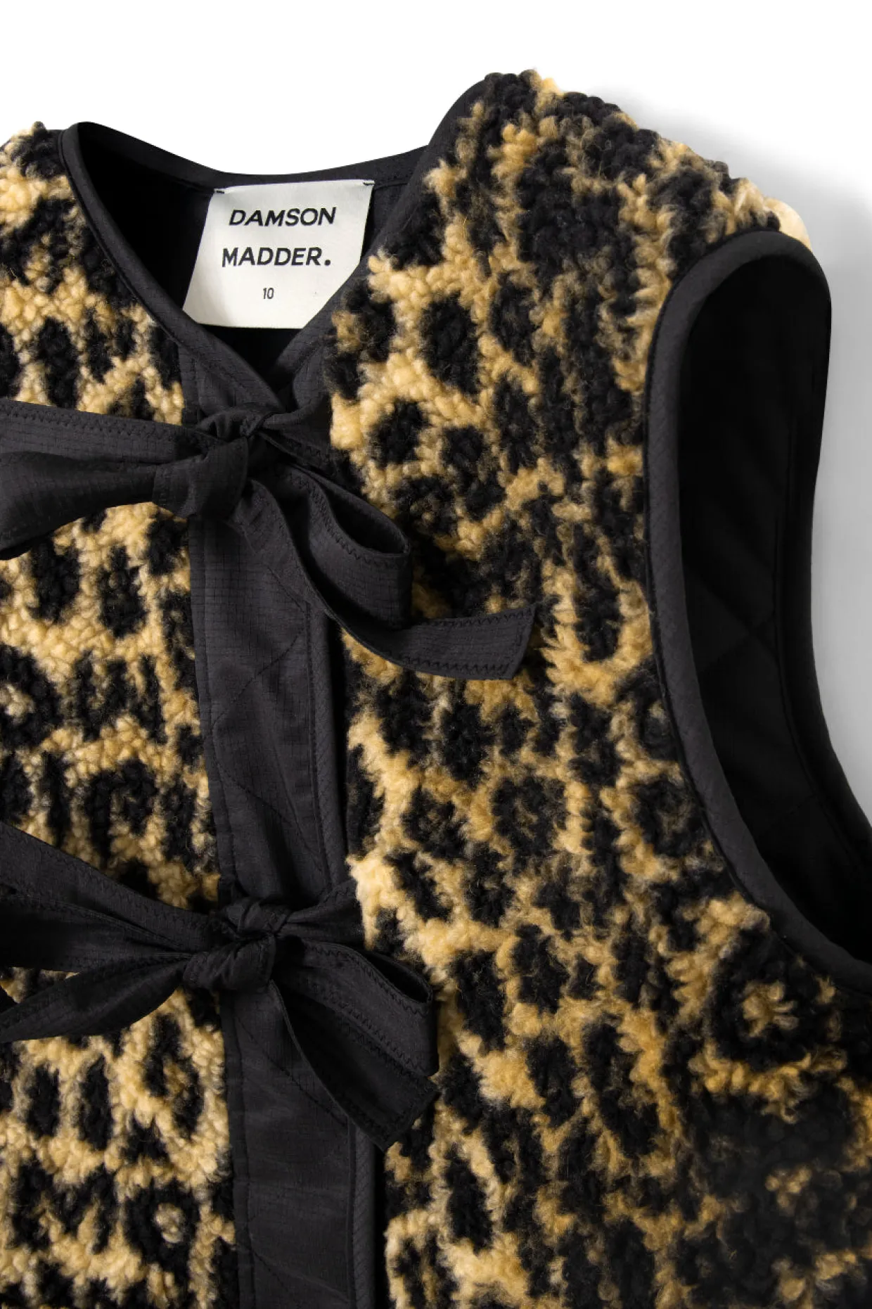 marta borg gilet - leopard