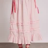 olivia ruffle skirt - pink gingham