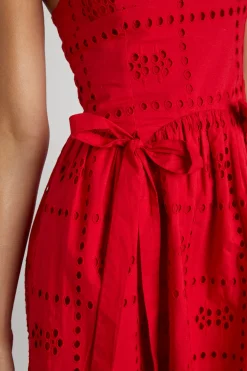 penelope mini - red broderie