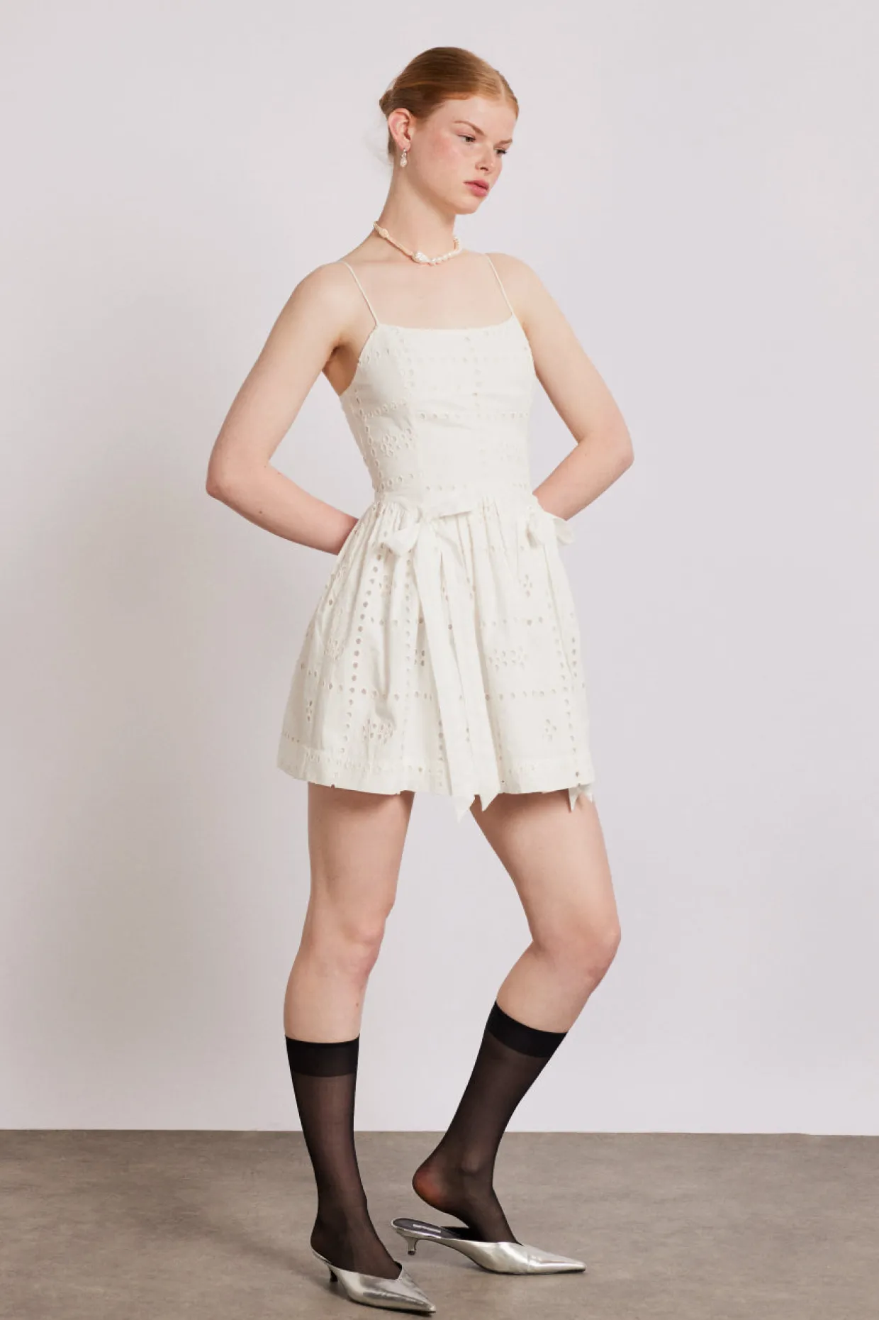 penelope mini - white broderie