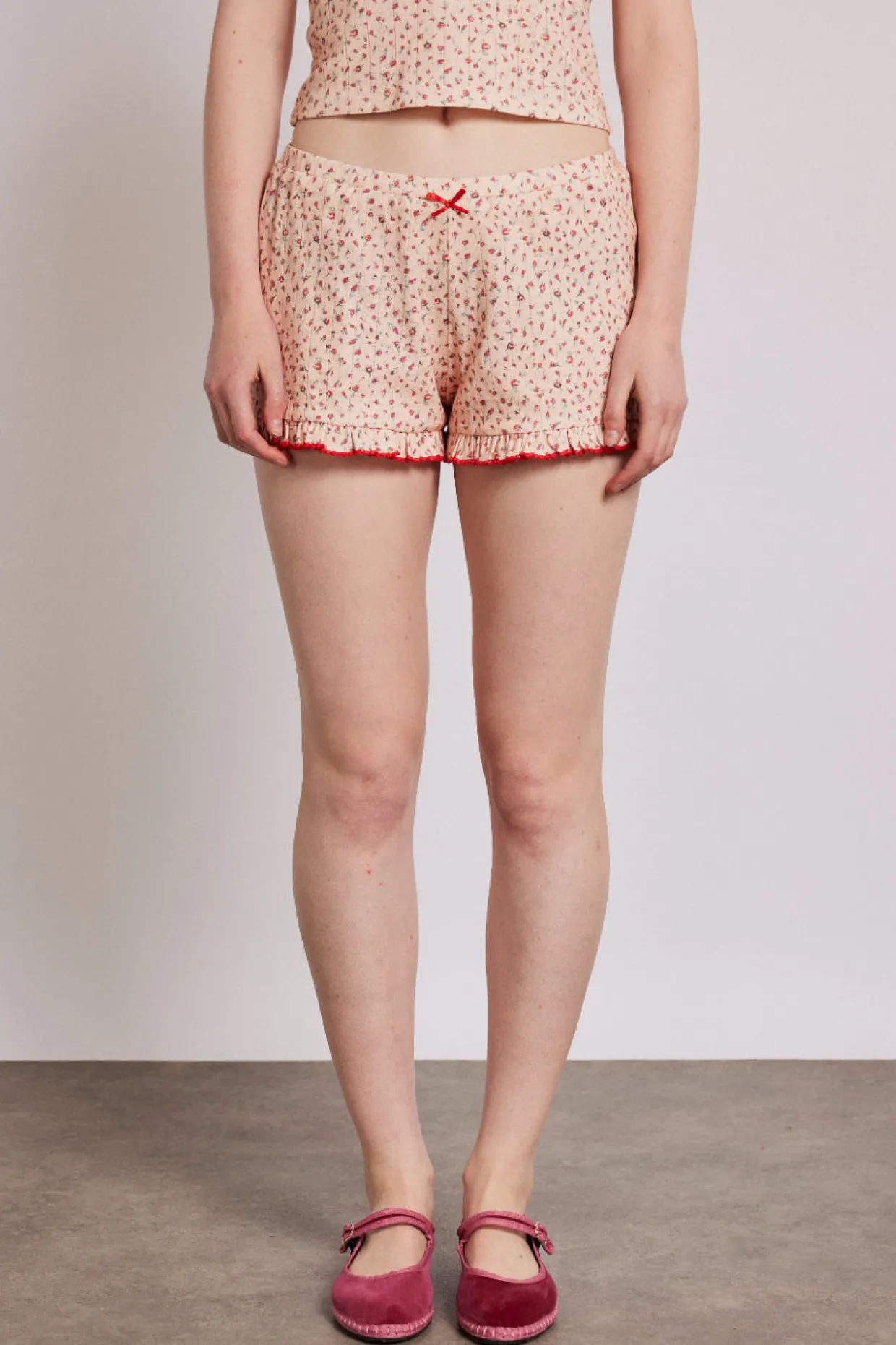 rose print short