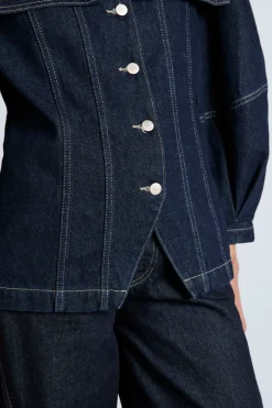 sailor denim jacket - dark indigo