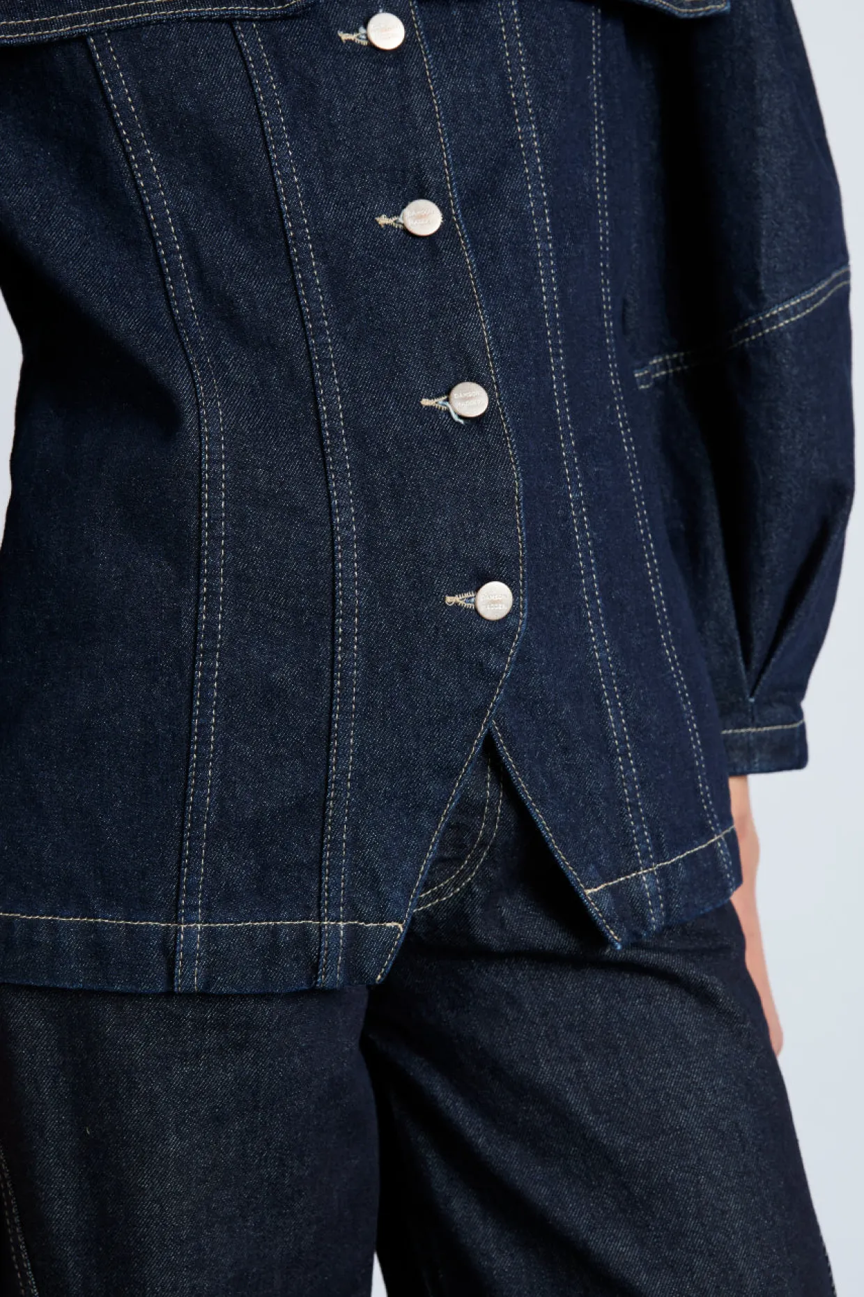 sailor denim jacket - dark indigo