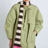 skinny stripe scarf in choc u0026 ecru