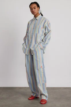 skyla shirt - multi stripe