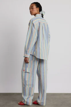skyla shirt - multi stripe