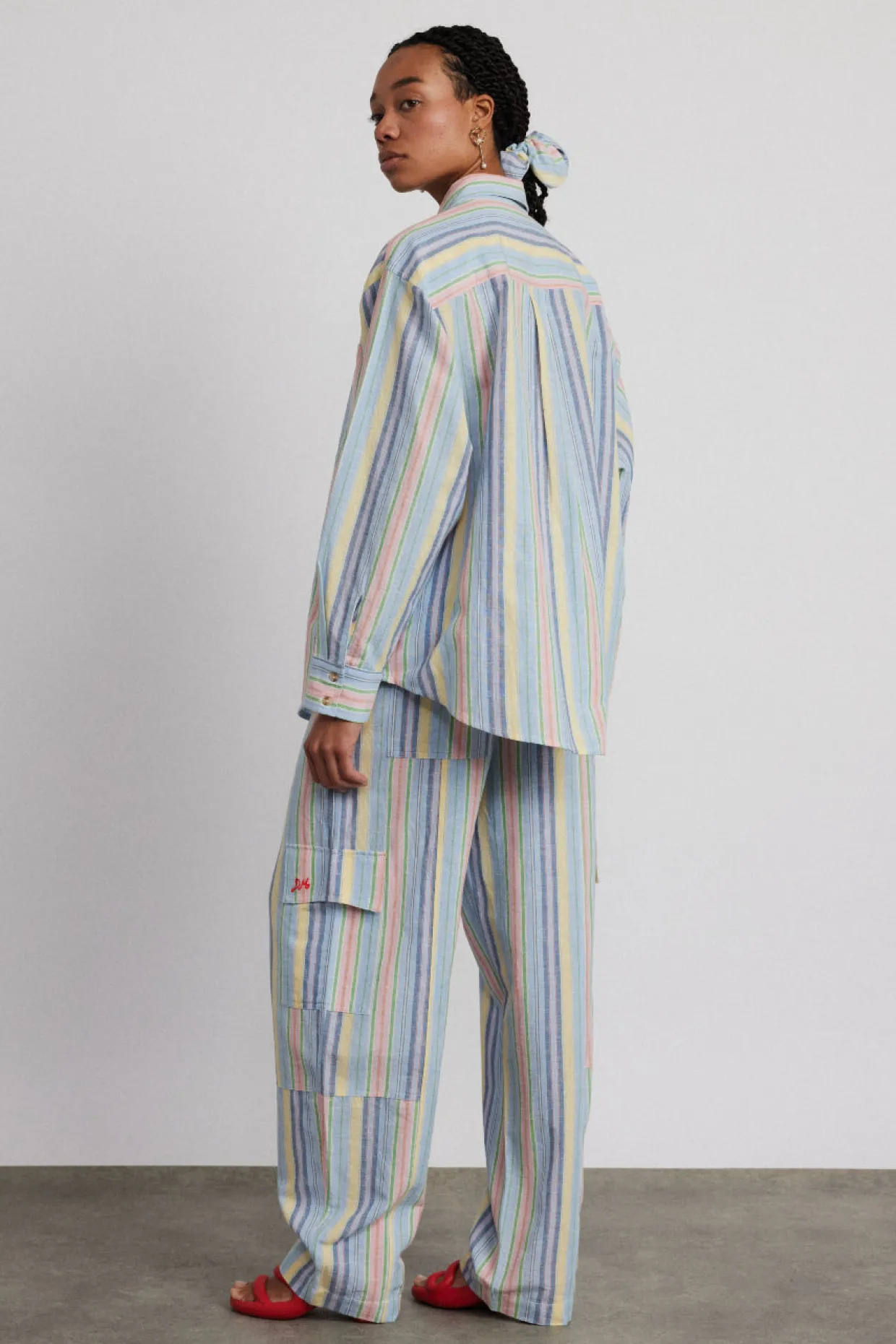 skyla shirt - multi stripe