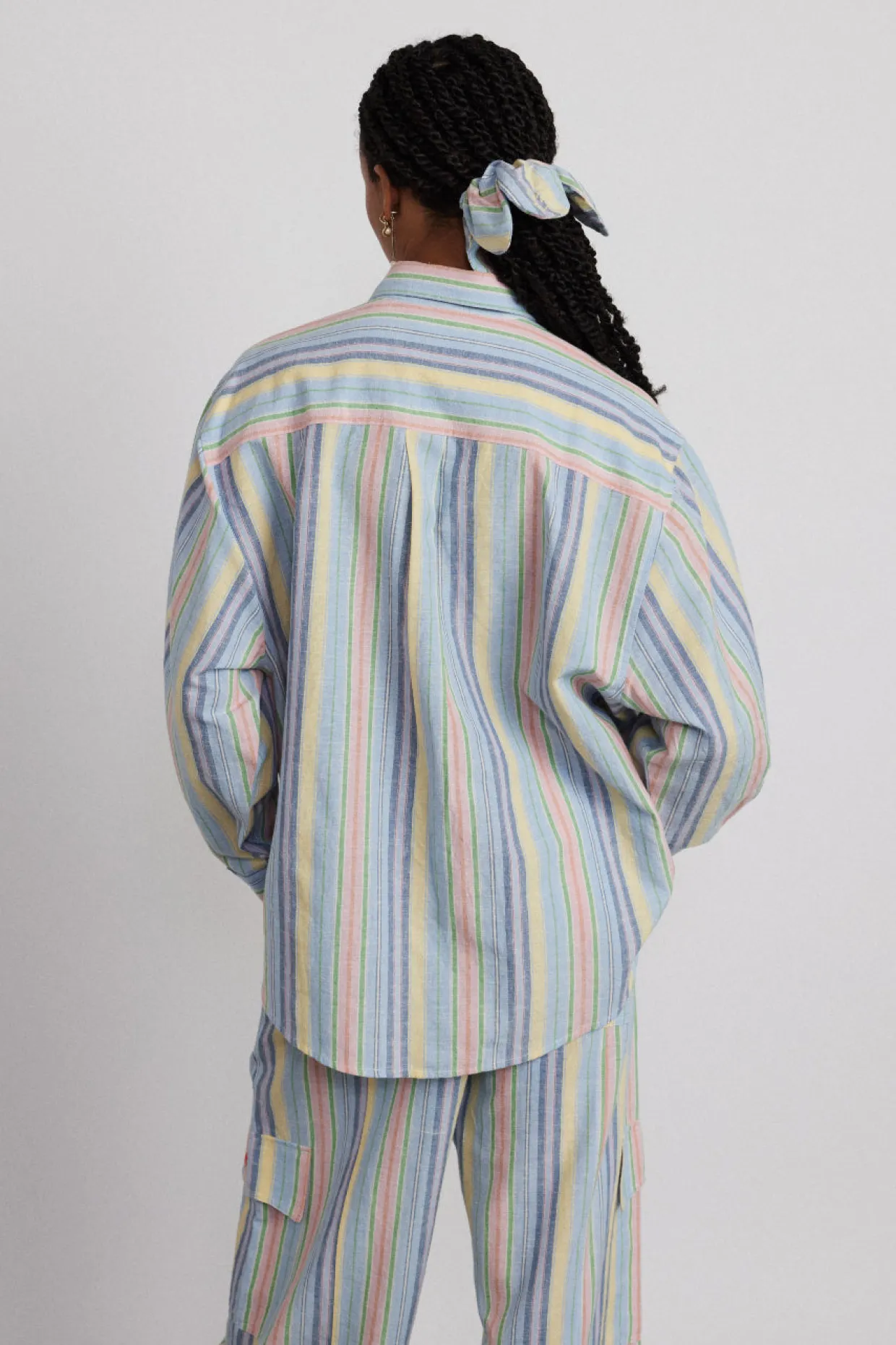 skyla shirt - multi stripe